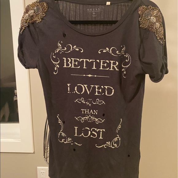 Distressed t-shirt from Guess - Picture 1 of 2